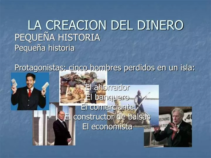 la creacion del dinero