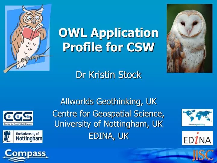 owl application profile for csw