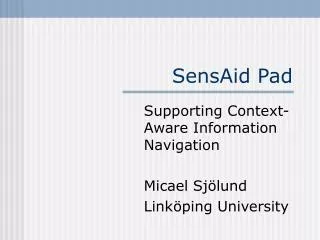 SensAid Pad