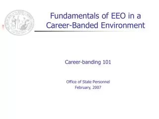 Fundamentals of EEO in a Career-Banded Environment
