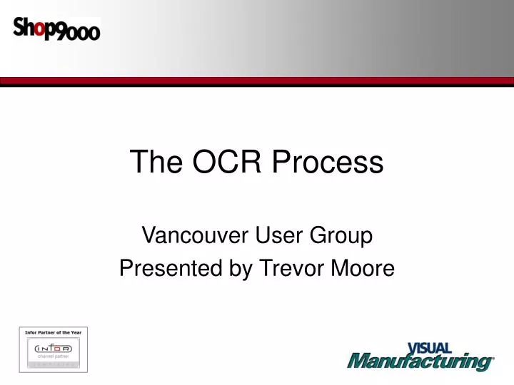 the ocr process