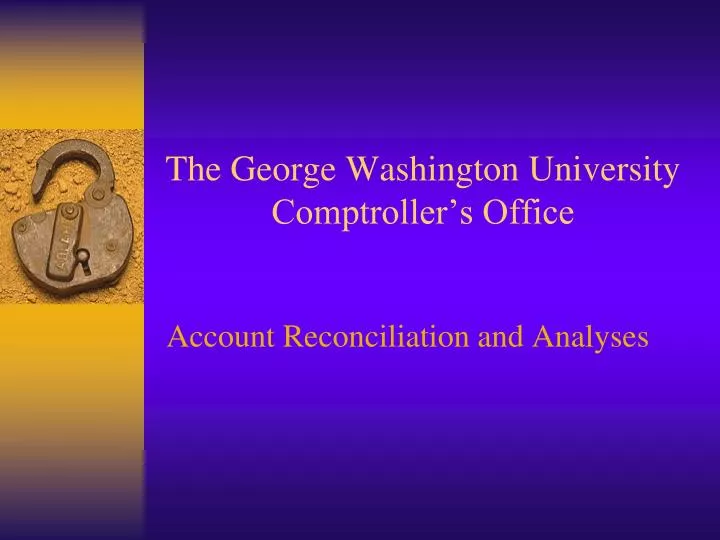 the george washington university comptroller s office