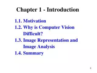 Chapter 1 - Introduction
