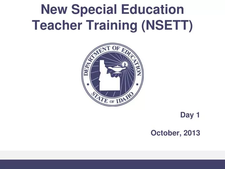 new special education teacher training nsett