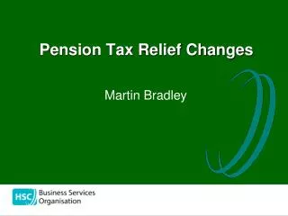 Pension Tax Relief Changes