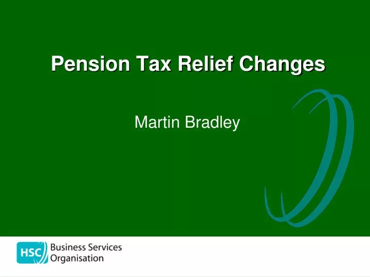 pension tax relief changes
