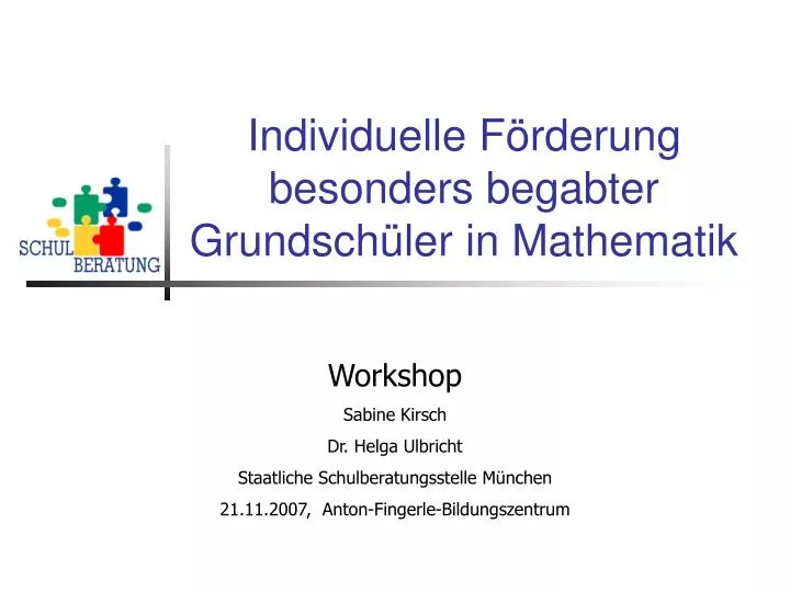 individuelle f rderung besonders begabter grundsch ler in mathematik