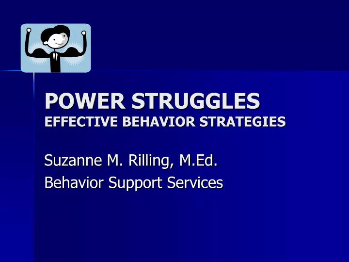 power struggles effective behavior strategies