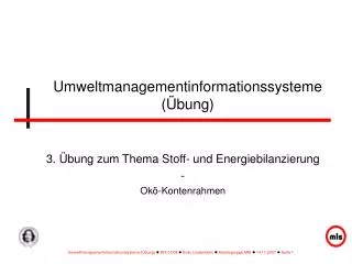 umweltmanagementinformationssysteme bung