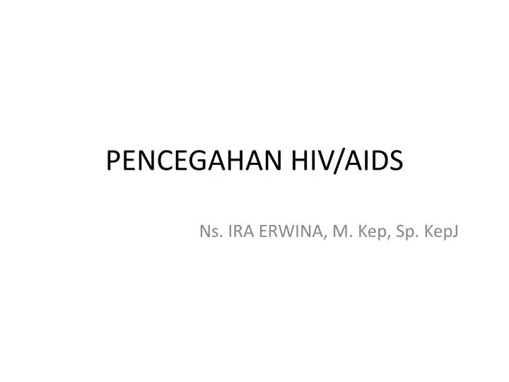 pencegahan hiv aids