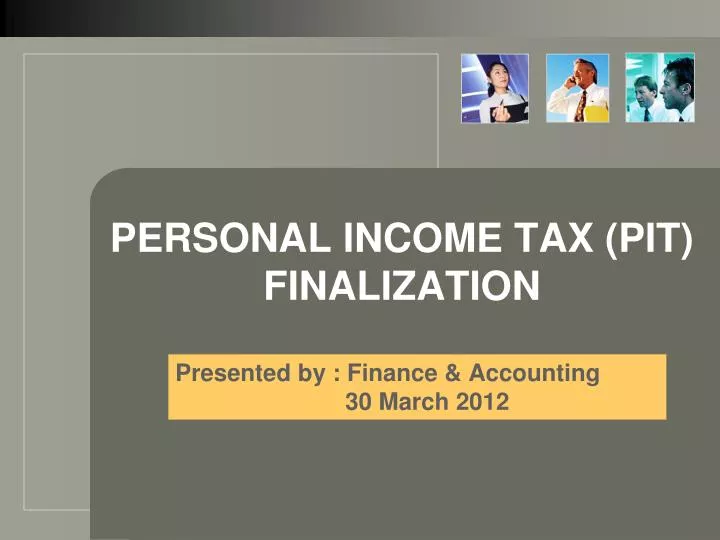 presented by finance accounting 30 march 2012