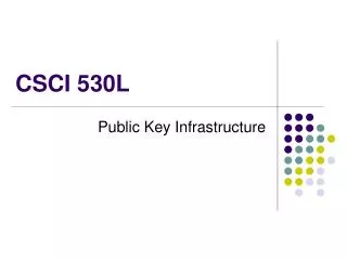 CSCI 530L