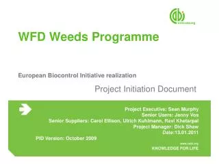 WFD Weeds Programme