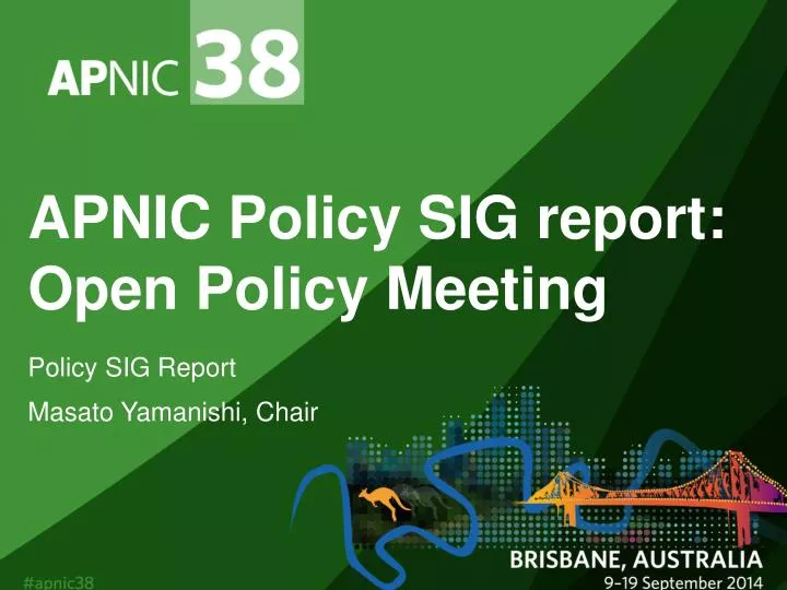 apnic policy sig report open policy meeting