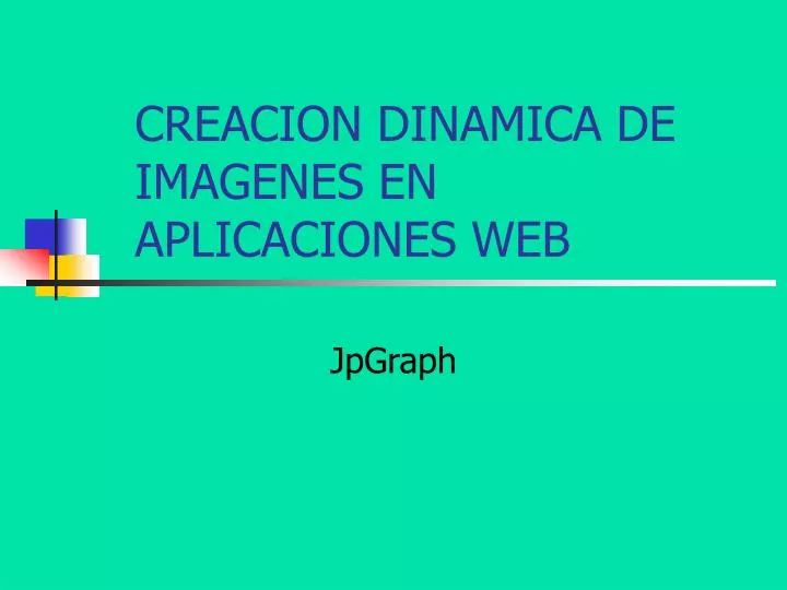 creacion dinamica de imagenes en aplicaciones web
