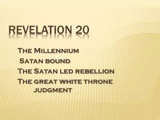 REVELATION 20