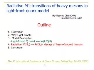 Radiative M1-transitions of heavy mesons in light-front quark model