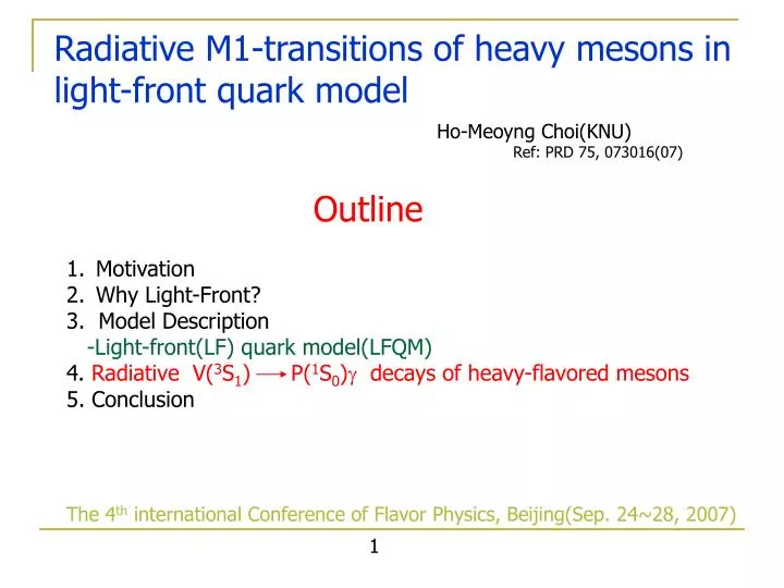 radiative m1 transitions of heavy mesons in light front quark model