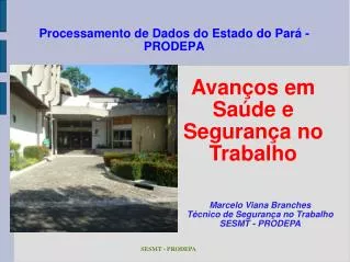 processamento de dados do estado do par prodepa