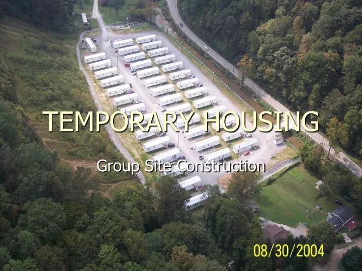 temporary housing