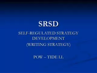 SRSD