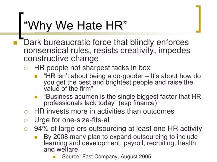 why we hate hr