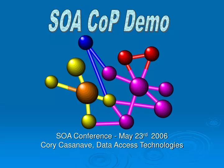 soa conference may 23 rd 2006 cory casanave data access technologies