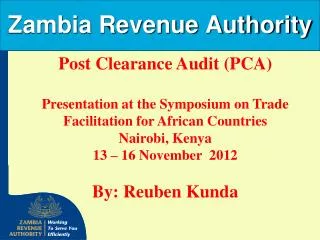 zambia revenue authority