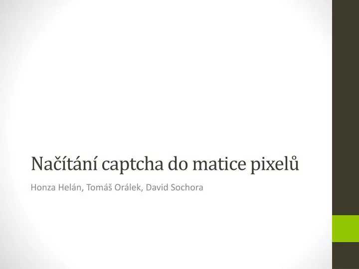 na t n captcha do matice pixel