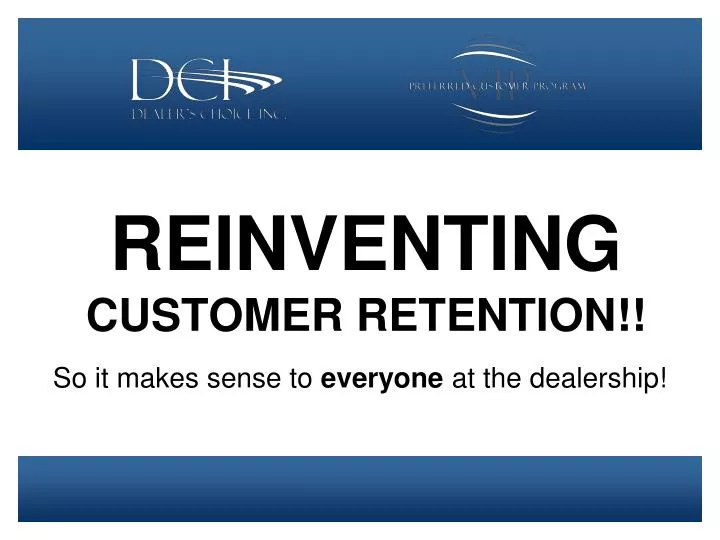 reinventing customer retention