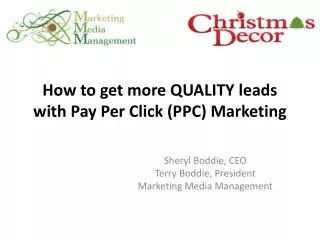 How to get more QUALITY leads with Pay Per Click (PPC) Marketing