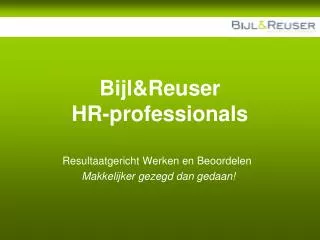 bijl reuser hr professionals