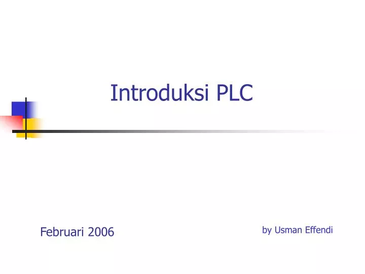 introduksi plc