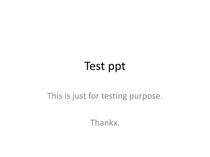 test ppt