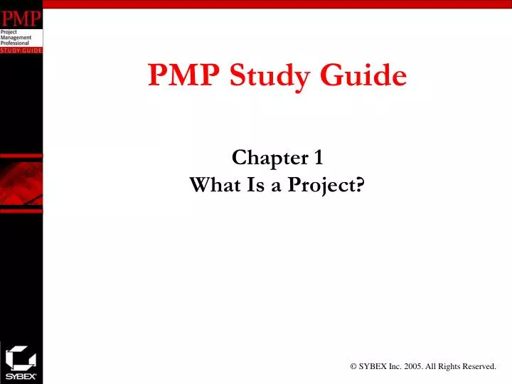 pmp study guide