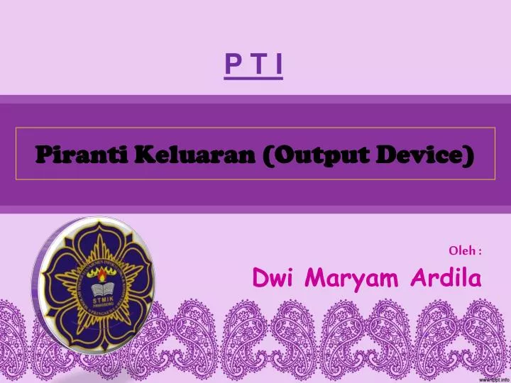 piranti keluaran output device