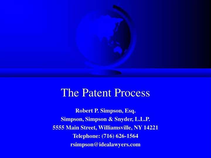 the patent process