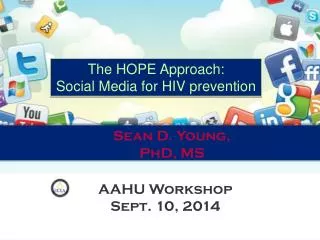The HOPE Approach: Social Media for HIV prevention