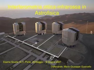 interferometria ottica infrarossa in astrofisica