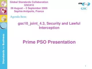 gsc10_joint_4.3, Security and Lawful Interception