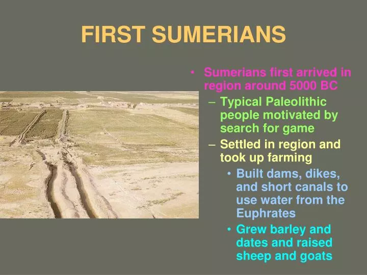 first sumerians