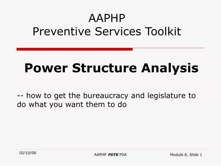 aaphp preventive services toolkit