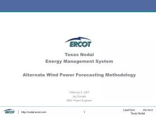 Wind Power Forecasting Methodology Issues