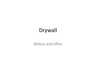 drywall