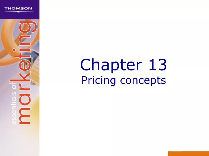 chapter 13 pricing concepts