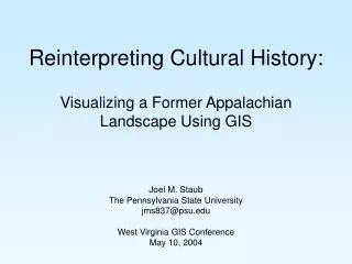 Reinterpreting Cultural History: