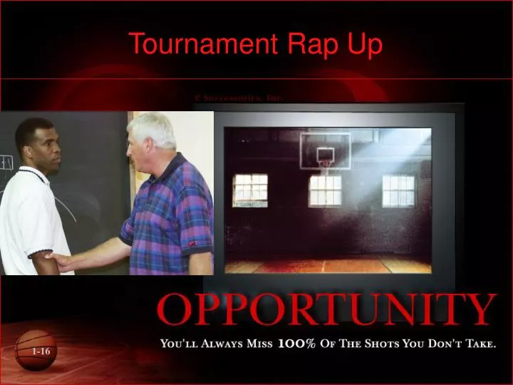 tournament rap up