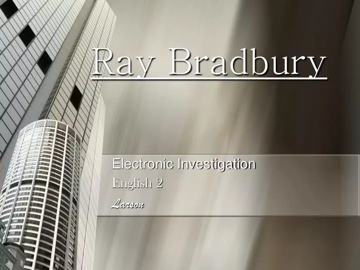 ray bradbury