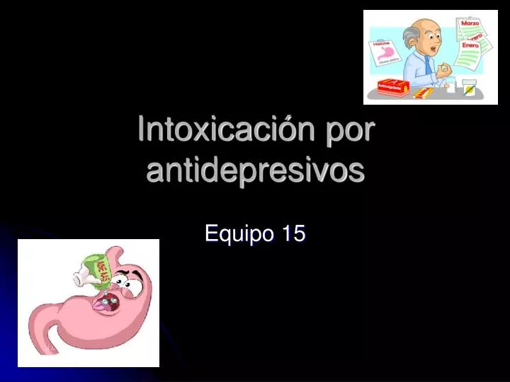 intoxicaci n por antidepresivos