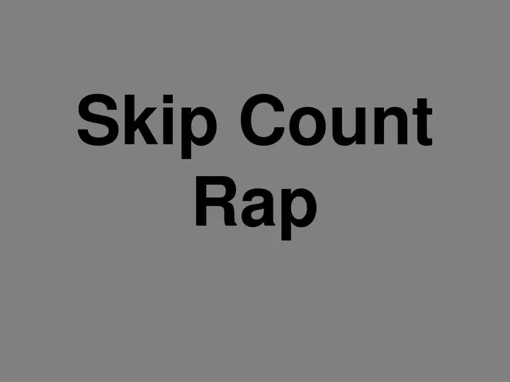 skip count rap